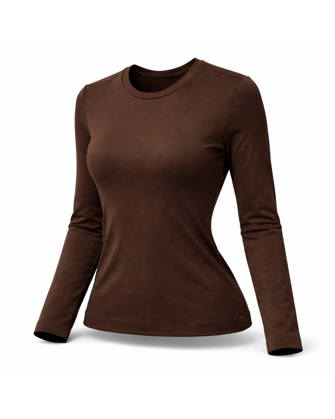 Blusa Manga Longa Marrom