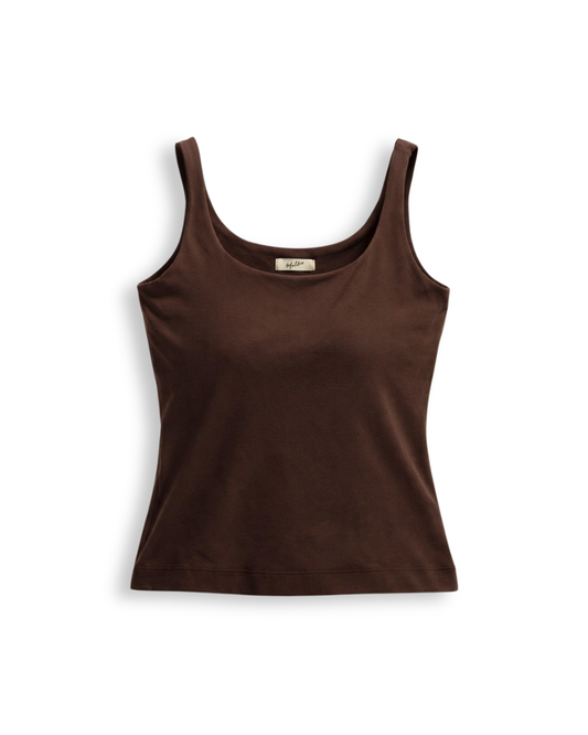 Blusa Alça Marrom
